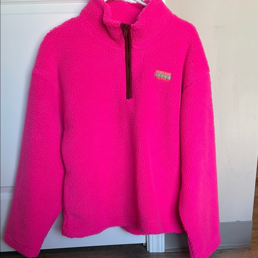 Dairy Boy Bright Pink Women's Sweater